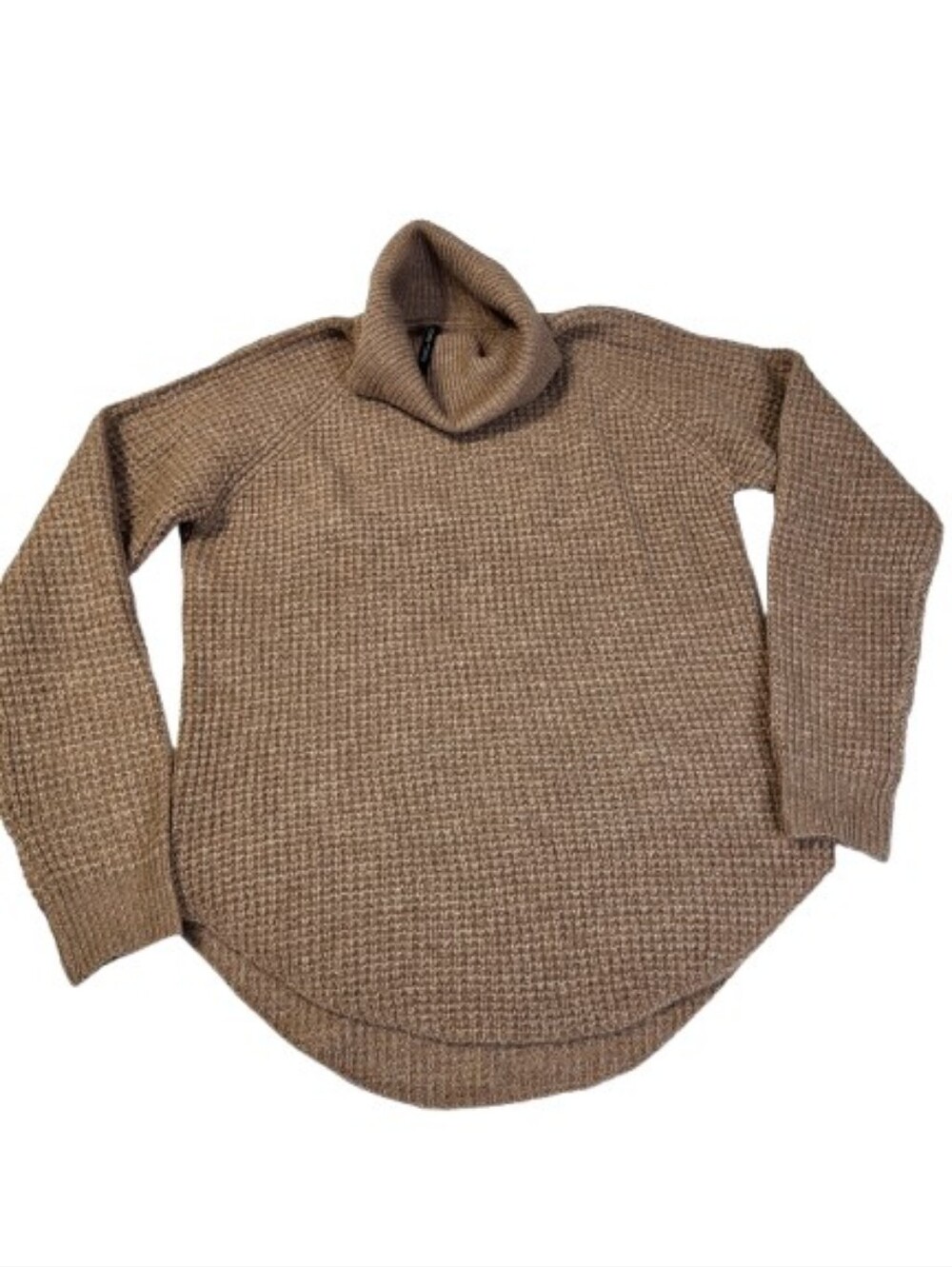 Kuhl Sienna Sweater Ribbed Cowl Neck Oatmeal Warm Winter Cozy 4411 Women's Small